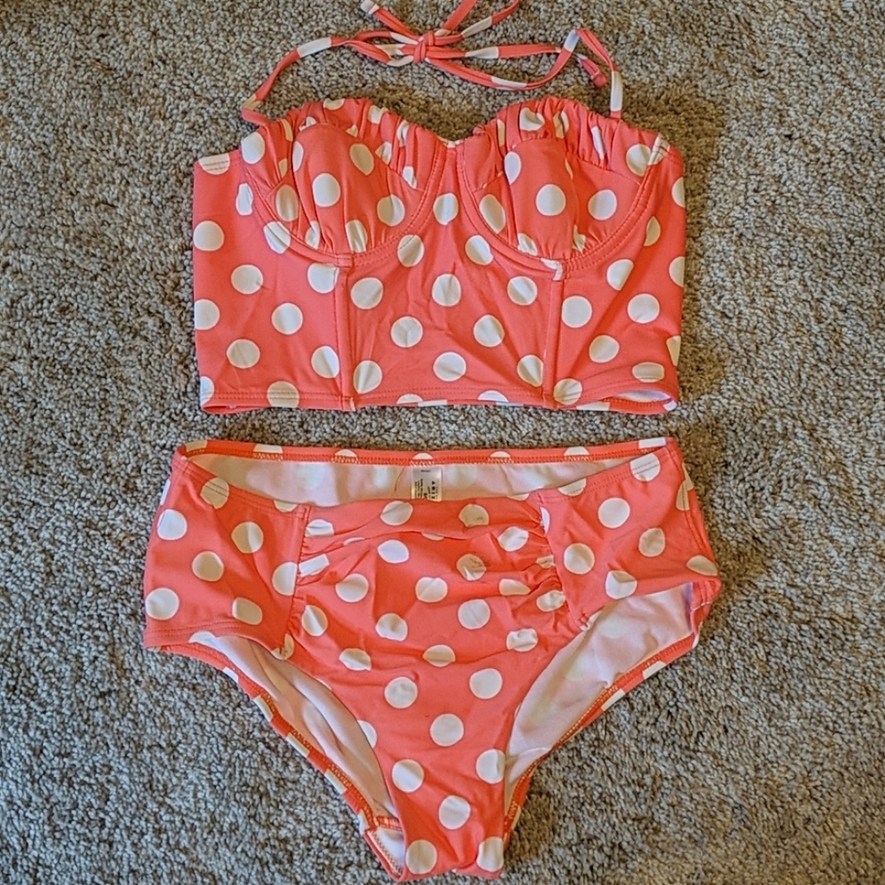 Polka dot bikini